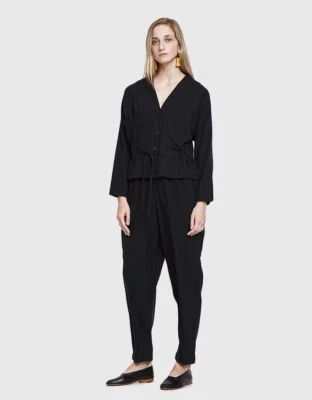 Black Crane Sack Cotton/Blend Black Jumper Size M NWT - Image 1 of 4