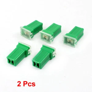 Vehicle Car Straight Female Terminal PAL Fuse 40Amp 32V Green 5pcs - Picture 1 of 3