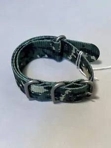 Sports Watch / Dive Computer Nylon Camo Strap w/ Stainless D-Rings - Picture 1 of 2