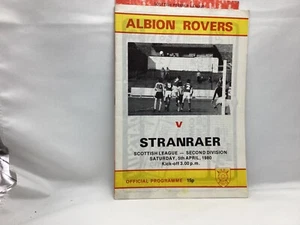Albion Rovers v Stranraer División de la Liga Escocesa 2 de abril de 1980 - Imagen 1 de 1