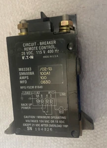 Eaton M83383/02-13 Control Remoto Freno Circuito 100 Amperios - Imagen 1 de 6