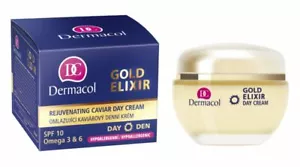 DERMACOL Gold Elixir Cream Mask Eye Face Hands Care New Genuine - Picture 1 of 4