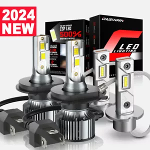 For Mitsubishi Mirage 97-02 LED Headlight High Low Beam Fog Light Bulb Combo Kit - Picture 1 of 21