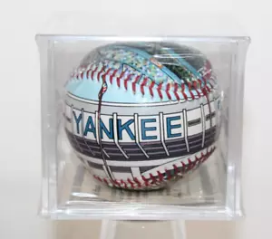 New York Yankees Yankee Stadium Baseball Official Size With FREE Display Case - Picture 1 of 6