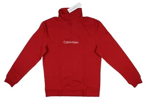 Calvin Klein Logo French Terry Quarter Zip Pullover Herren Gr. XS X-Small - Bild 1 von 2