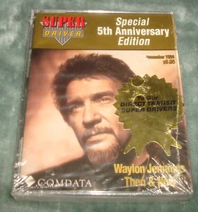 WAYLON JENNINGS SUPER DRIVER ORIGINAL TRUCKERS CASSETTE TAPE MAGAZINE NOV 1994 - Picture 1 of 6