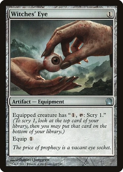 MTG UC REGULAR - THS: THEROS - NM - WITCHES'S EYE 222/249 - Image 1 of 1