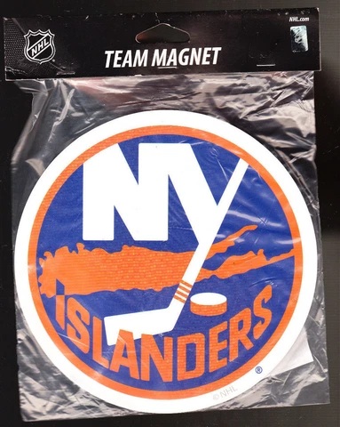 8 LOT FOREVER NEW YORK ISLANDERS NHL HOCKEY LOGO TEAM MAGNET NIP NEW! 6X6 Cover