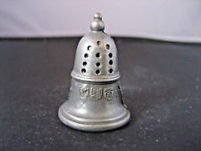 Vintage hand made miniature pewter bell