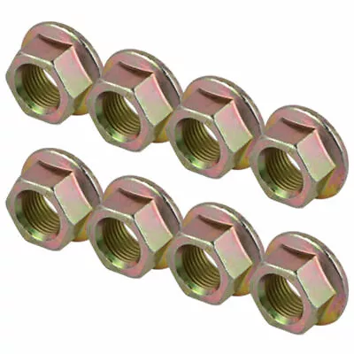 8x 3/8" Flange Wheel Lug Nuts For Polaris Ranger 800 700 570 500 400 1993-2014 - Image 1 of 4