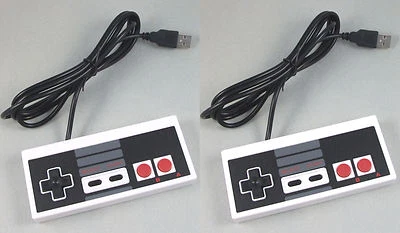 USA New NES Nintendo Entertainment Controller for PC & MAC USB LOT OF 2 PCS - Image 1 of 2