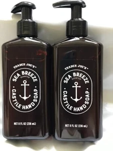Trader Joe’s Sea Breeze Scented Castile Hand Soap 8 fl oz Fan Fave RARE NEW - Picture 1 of 7