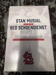 St Louis Cardinals Stan Musial Red Schoendienst Double Bobblehead New in Box - Picture 1 of 4