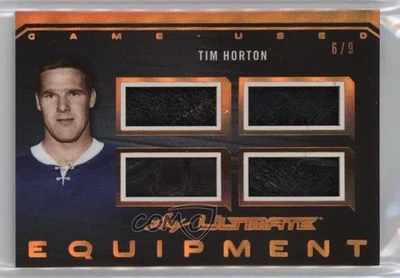 2017-18 Leaf Ultimate Ultimate Equipment /9 Tim Horton #UE-16 HOF - Image 1 of 2