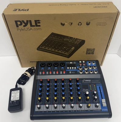 Pyle 8-Channel Bluetooth Studio Mixer + Audio Mixing Console PMXU83BT - Image 1 of 4
