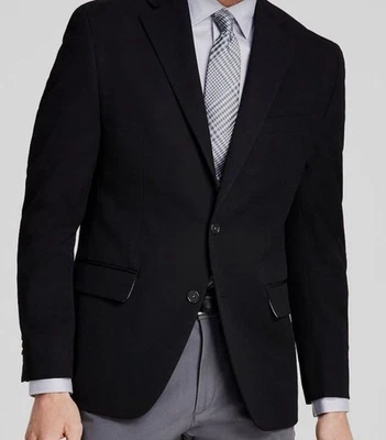 Michael Kors Men's Black Classic-Fit Blazer Sport Coat Suit Jacket Size 42R Foto 1 de 2