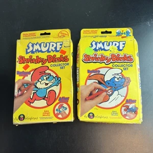 VTG New 1981 Smurfs Shrinky Dinks Collector's Set Color Forms Original Box - Picture 1 of 8