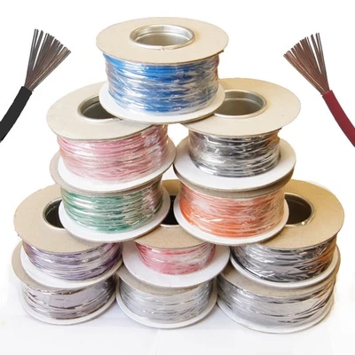 0.5mm 1mm 1.5mm 2.5mm 12v Thinwall Single Core Automotive Auto Marine Cable Wire - Image 1 of 2