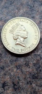 1986 Commonwealth Games Scottish Thistle Commemorative £2 Coin - Picture 1 of 2