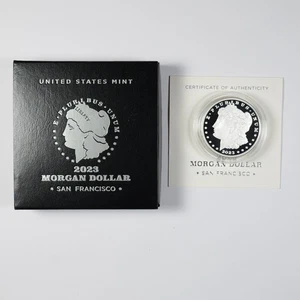 2023-S PP Morgan Silber Dollar 1 $ Box/COA (23XF) 30657 - Bild 1 von 5