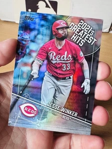 JESSE WINKER CINCINNATI REDS 2022 TOPPS SERIES ONE 2021’S GREATEST HITS #21GH-14 - Bild 1 von 2