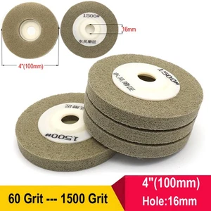 4" Nylon Resin Wheel Flap Disc Abrasive Polishing Buffing Pad for Angle Grinder - Picture 1 of 7