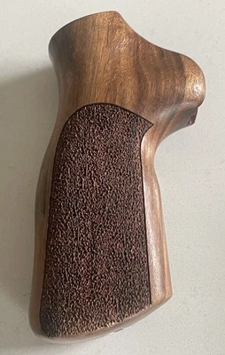 GP100 Match Champion Grips (Hogue Stippled Hardwood) - Image 1 of 4