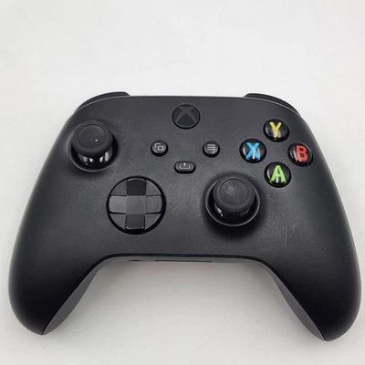 Xbox Wireless Controller 1914 Black Tested Powers On Buttons Good Microsoft OEM - Image 1 of 4