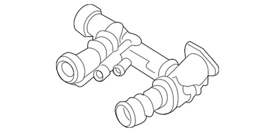 Genuine Audi Thermostat Housing 04L-121-026-AH - Image 1 of 3