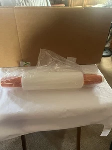 Tupperware NEW ORANGE Roller rolling pin Hot Cold Fill Pie Crust Cookies Dough - Picture 1 of 8