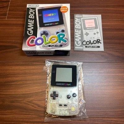 Nintendo Game Boy Color Clear Console Boxed Tested Japan - Image 1 of 4