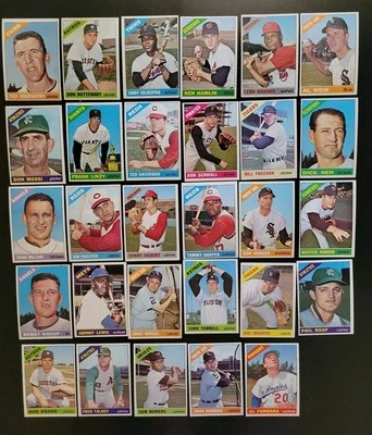 Lote de cartões de beisebol 1966 Topps - 29 diferentes - EX a EXMT - Bill Freehan | Mais - Imagem 1 de 4
