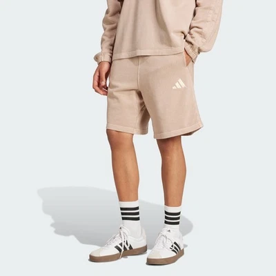 adidas men ALL SZN French Terry Washed 8 Inch Shorts - Image 1 of 4