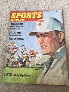 SPORTS REVIEW MAGAZINE NOVEMBER 1965 DARRELL ROYAL JERRY WEST WILT CHAMBERLAIN+ - Picture 1 of 5
