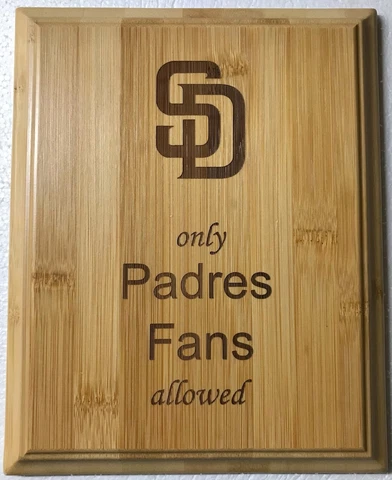 MLB San Diego Padres Plaque Cover