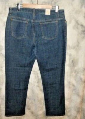 NWT JONES NEW YORK TODAY JEAN STRAIGHT LEG JEANS SIZE 12 ... WOW - Image 1 of 4