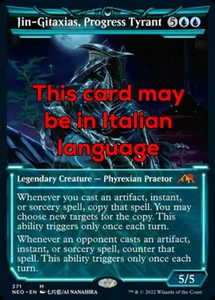 MTG JIN-GITAXIAS, PROGRESS TYRANT 371 EXC - TIRANNO DEL PROGRESSO NEO X IT - Picture 1 of 1