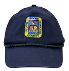 Boone County Fire Rescue Ambulance Emergency Fire Blue SnapBack Baseball Hat Cap