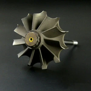 Rueda inversa de turbina para Mitsubishi EVO 4~9 TD06SL2R TD06SL2 verde 11 cuchillas - Imagen 1 de 4