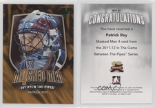 2011-12 ITG Between the Pipes Men 4 Gold Vault Emerald Patrick Roy #MM-41 HOF