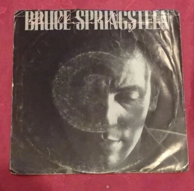 BRUCE SPRINGSTEEN-BRILLIANT DISGUISE-LUCKY MAN--P/S-IMPORT-7" VINYL 45-1987-V/G+ - Image 1 of 2
