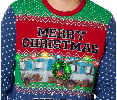 Suéter de Navidad National Lampoon's Light-Up Shi##er Was Full Feo NUEVO talla PEQUEÑO Foto 1 de 3