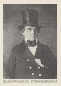 Daniel Webster circa 1852 Whigs PHOTO FROM BOOK - Picture 1 of 1