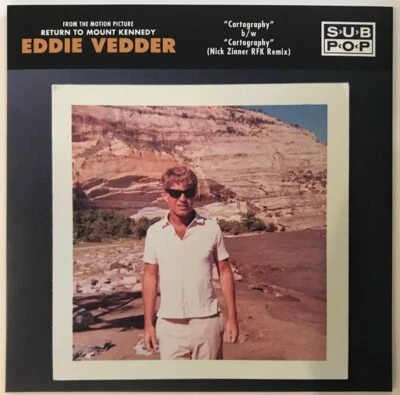 Eddie Vedder - "Cartography" - Sub Pop Singles Club #5 - Clear "7 -MINT - RARE - Image 1 of 4