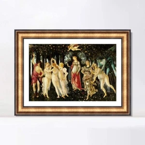 Framed Art Print La Primavera Allegory of Spring by Sandro Botticelli 24"x32" - Picture 1 of 5