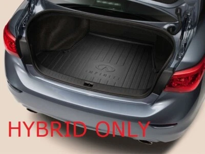 2014-2018 Infiniti Q50 HYBRID ONLY Rear Cargo Trunk Mat All Weather 999C3-J2001 - Image 1 of 2