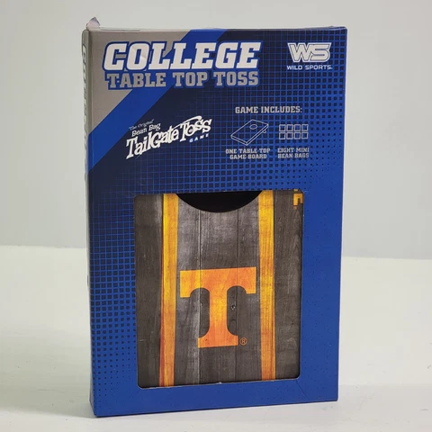 Tennessee Volunteers College Table Top Toss Bean Bag Corn Hole 10" Portable Game Cover