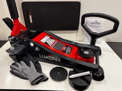 Wagenheber Rangierwagenheber 3To mit Fußpedal und Doppelkolben 83-500 mm PKW KFZ - Bild 1 von 4