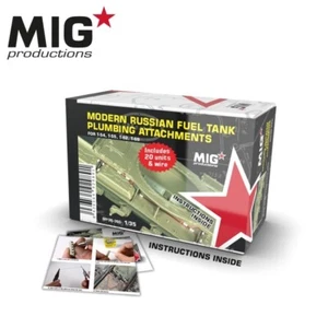Mig Productions/AK MODERN RUSSIAN FUEL TANK PLUMBING ATTACHMENTS 35-350 1/35 - Imagen 1 de 3