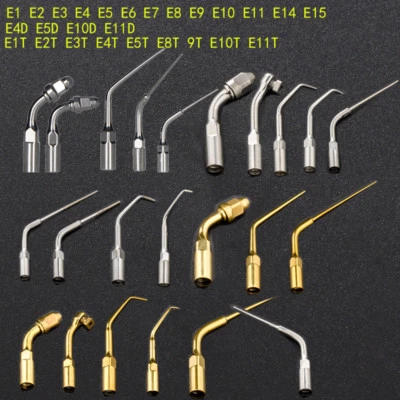 5Pcs/pack Woodpecker Dental Ultrasonic Scalers Endodontics Tips E1 E2 E10T E11T - Image 1 of 4